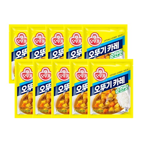 [오뚜기] 카레 순한맛 1박스 (1kg X 10개입)